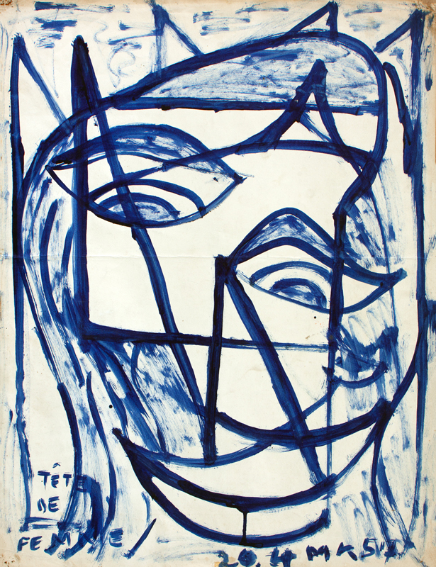 Maurice Kulberg - Tête de femme